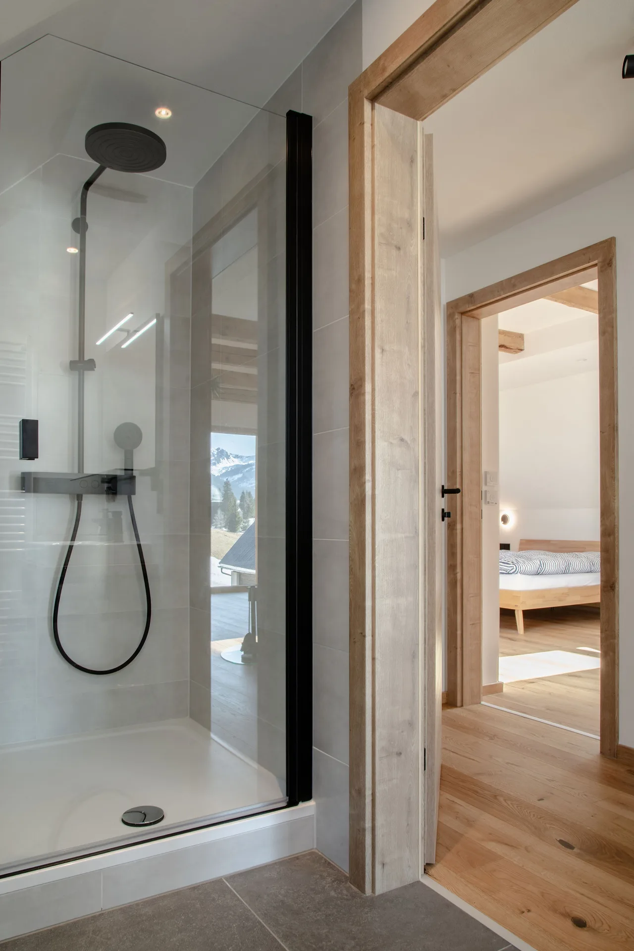 Penthouse Badezimmer direkt neben den beiden Schlafzimmern